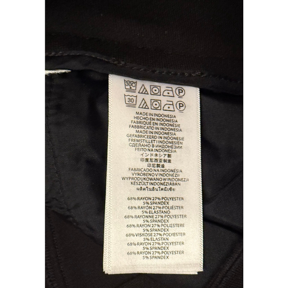 NWT Women's MICHAEL Michael Kors Black Trousers with Gold Zippers Size 8 - Picture 9 of 13